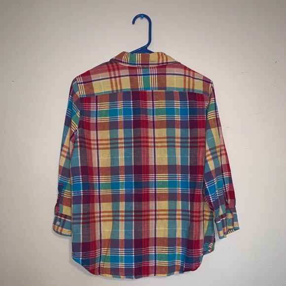 Chaps Multicolored buttoned blouse - Picture 5 of 5